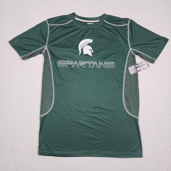 ProEdge Other - Michigan State Spartans Shirt Mens Medium Green NWT Pro Edge NCAA Performance